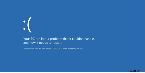 How To Fix Kernel Data Inpage Error in Windows 10