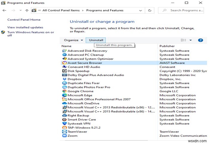 How To Stop Avast Browser From Opening On Startup