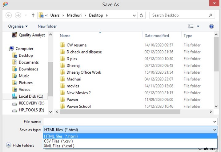 How To Export Disk Space Reports To Different File Formats With Disk Analyzer Pro?