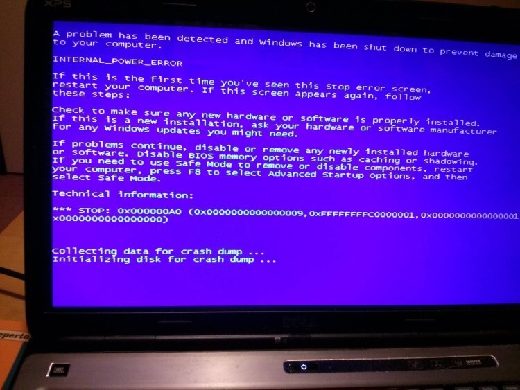 How to Fix Internal Power Error on Windows 10