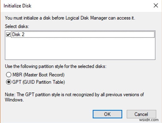 You Must Initialize A Disk Before Logical Disk Manager Can Access It (Solved)