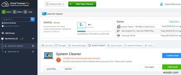 How To Manage Disk Space Consumption With Cloud Tuneup Pro