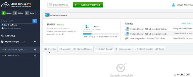 How To Manage Disk Space Consumption With Cloud Tuneup Pro