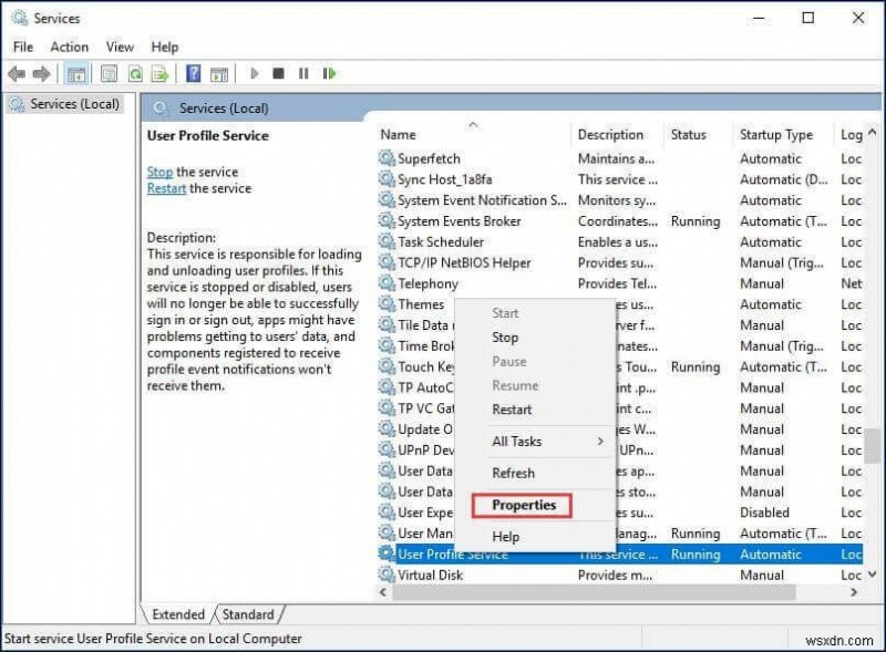 How to fix ‘The User Profile Service Failed the Logon’