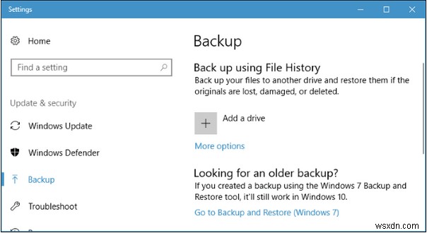 How to Delete Backup Files in Windows 10
