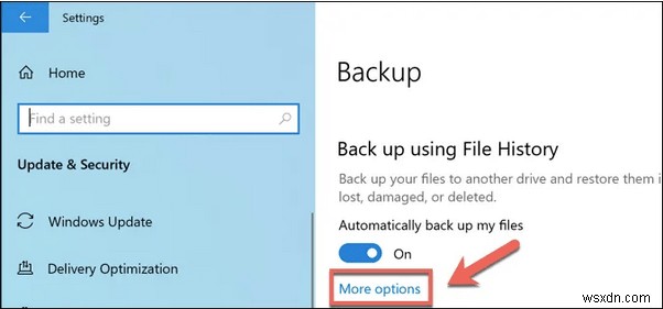 How to Delete Backup Files in Windows 10
