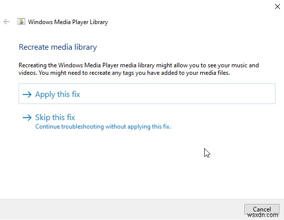 How to fix Windows Media Player Crashes in Windows 10