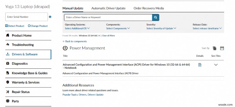 How To Update Lenovo Power Management Drivers in Windows 10?