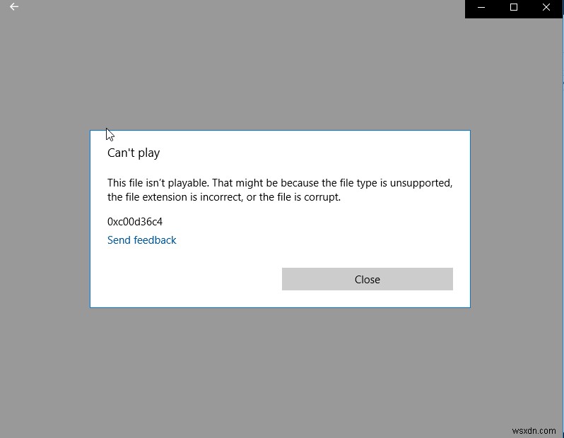 Videos Won’t Play: How To Fix Error Code 0xc00d36c4 (2022)