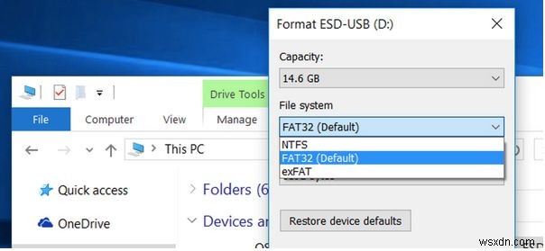 How to Change EXFAT to FAT32 Without Formatting