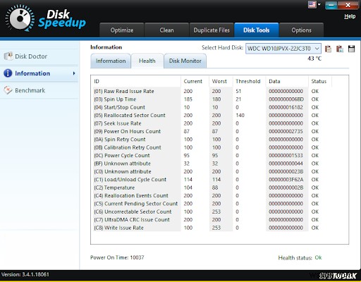 How to Monitor Your Disks and Identify Read/ Write Speed via Disk Speedup?