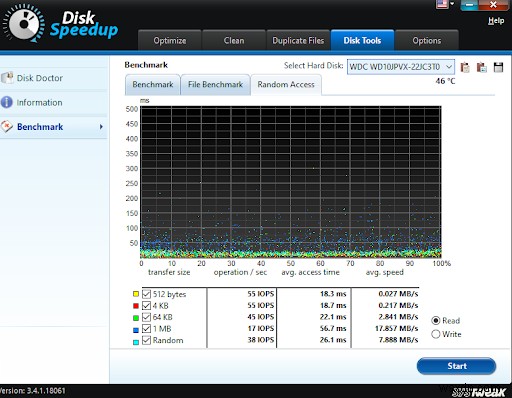 How to Monitor Your Disks and Identify Read/ Write Speed via Disk Speedup?