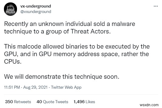New Malware Hiding In Your Graphics Card VRAM