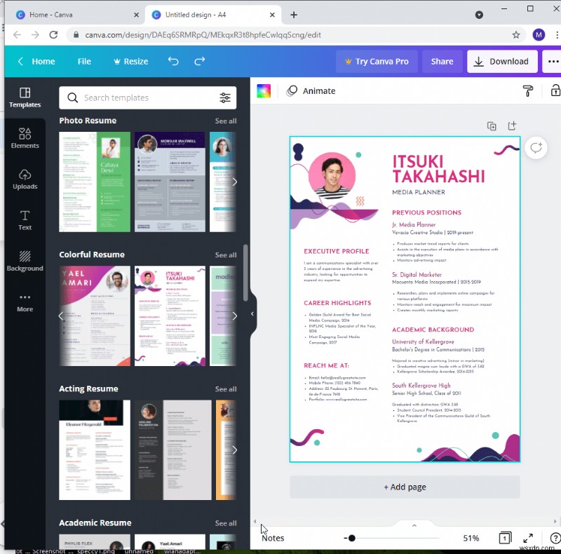 How To Make Resume Online?