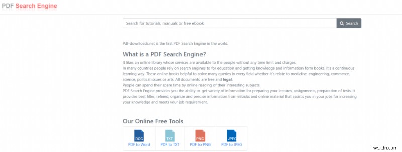 7 PDF Search Engine Sites to Get Free PDF eBooks