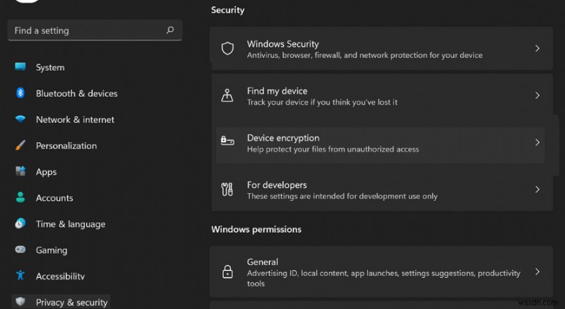 How To Disable Automatic Device Encryption on Windows 11?