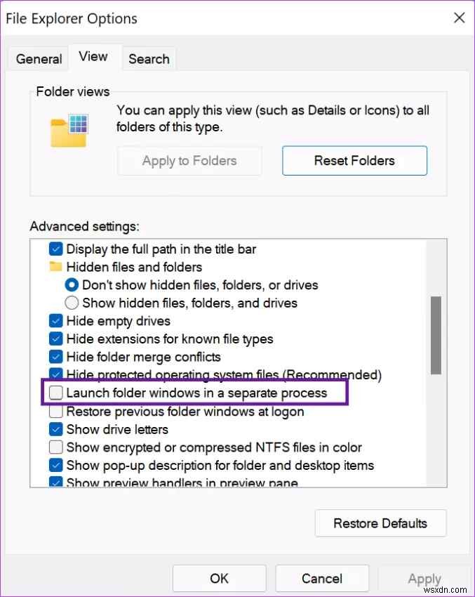 How To Fix File Explorer Memory Leak on Windows 11