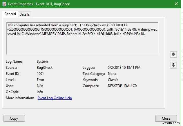 How to Fix Event ID 1001 Error on Windows 11