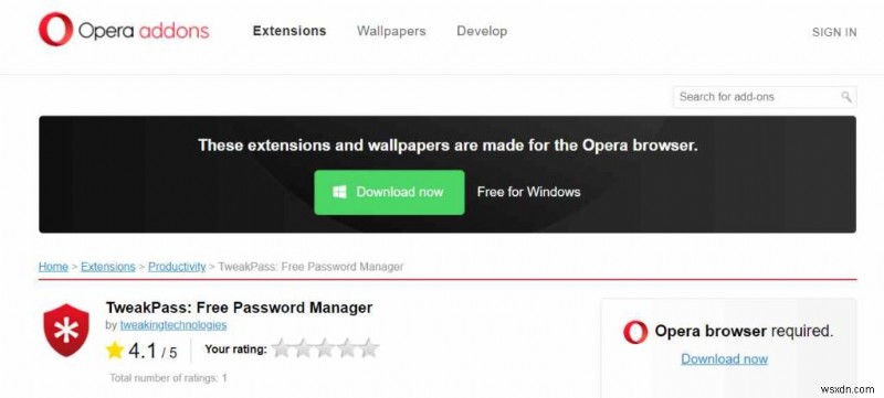 How do I Enable the Tweakpass Web browser Extension