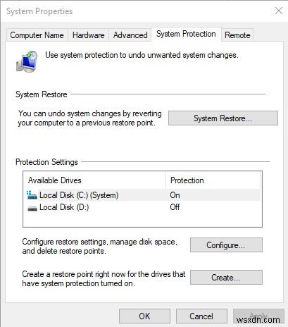 How To Fix Restore Point Problems In Windows 10?