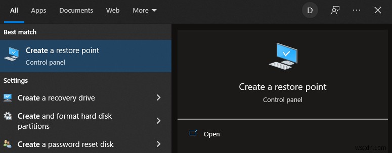 How To Fix Restore Point Problems In Windows 10?