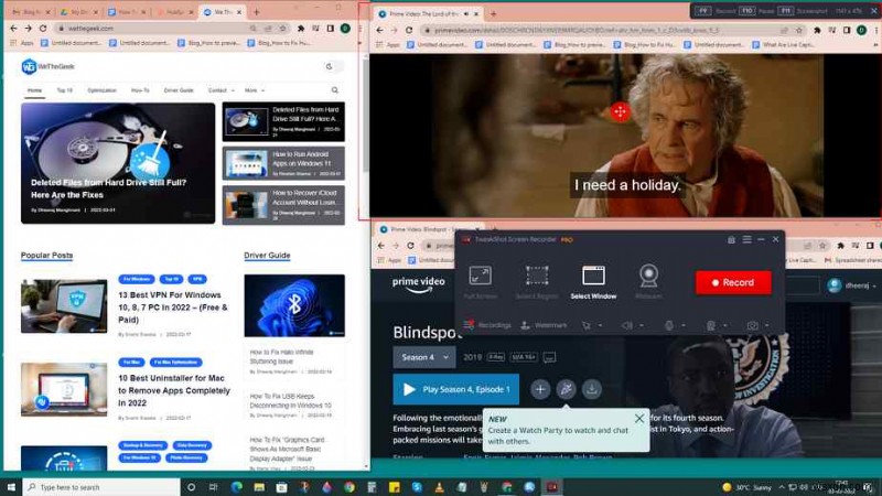How To Screen Record Amazon Prime Video Without Black Screen