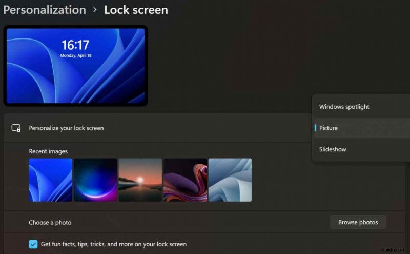 How To Change Windows 11 Lock Screen Image & Clock?