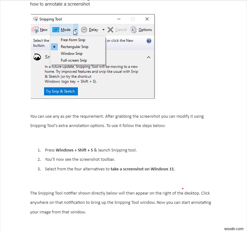 How To Annotate Screenshots And Images In Windows 11