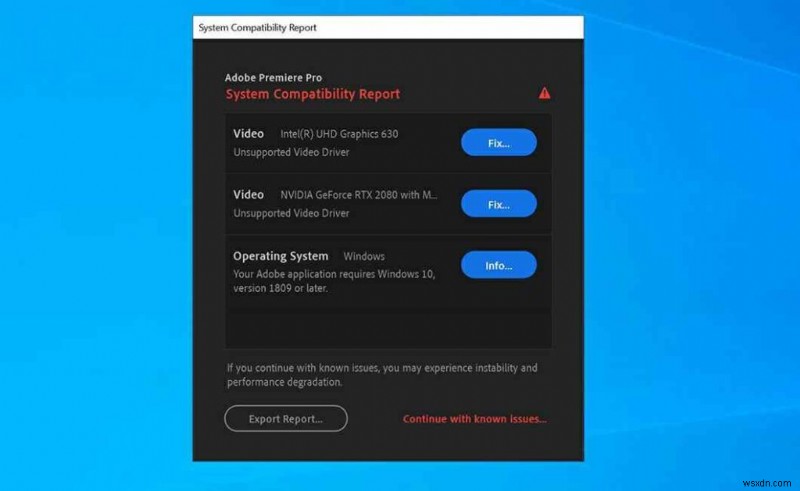 How to Fix Premiere Pro Unsupported Video Drive