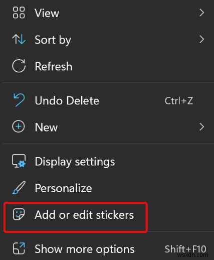 How to Enable Desktop Stickers in Windows 11