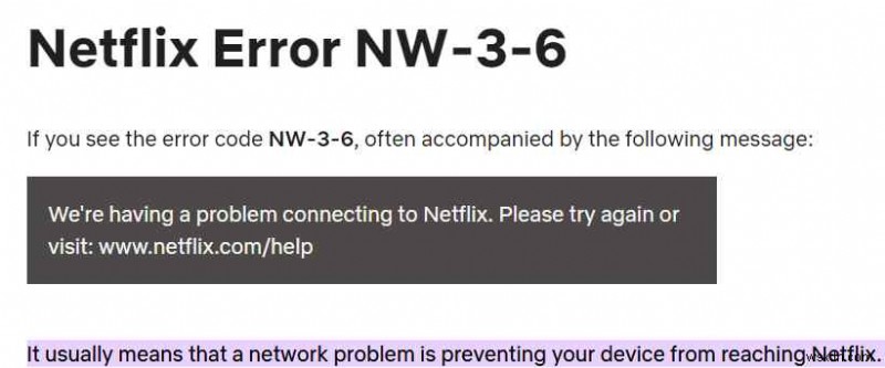 How to Fix Netflix Error Code NW-3-6 (2022 Guide)
