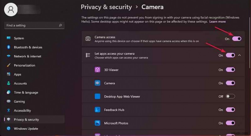 Windows 11 Webcam not Working? Here’s the Fix!