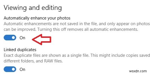 How to Turn Off Auto Enhancements in Photos App in Windows