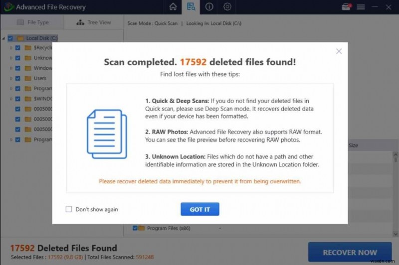Advanced File Recovery Detailed Review