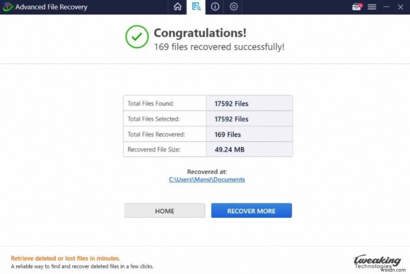 Advanced File Recovery Detailed Review