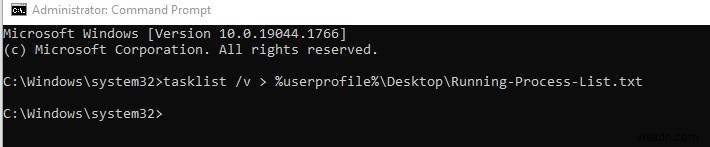 How To Save A List of Running Processes in Windows