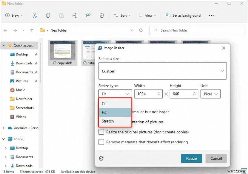 How to Resize Multiple Images at Once in Windows 11