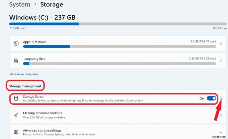 How to Use Storage Sense on Windows 11