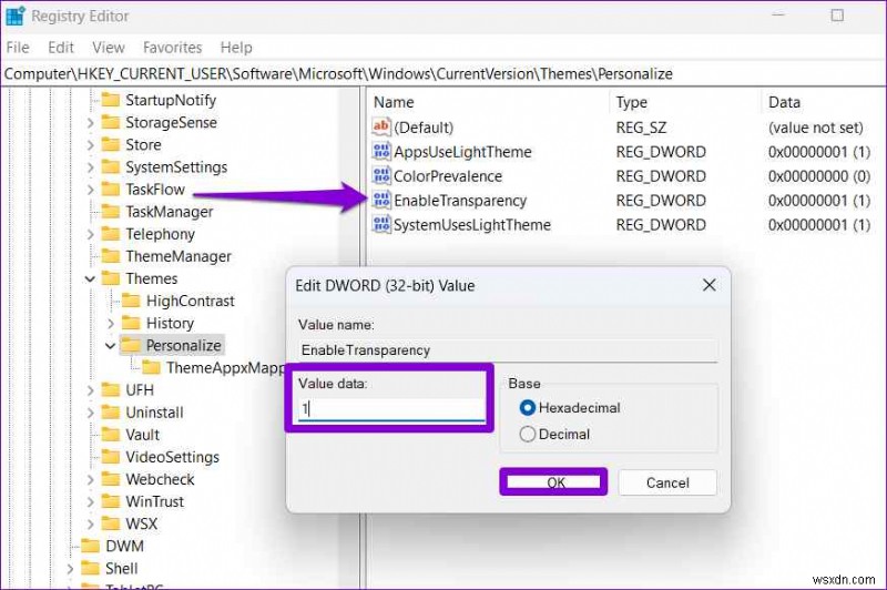 How To Fix Transparency Effects not Working on Windows 11