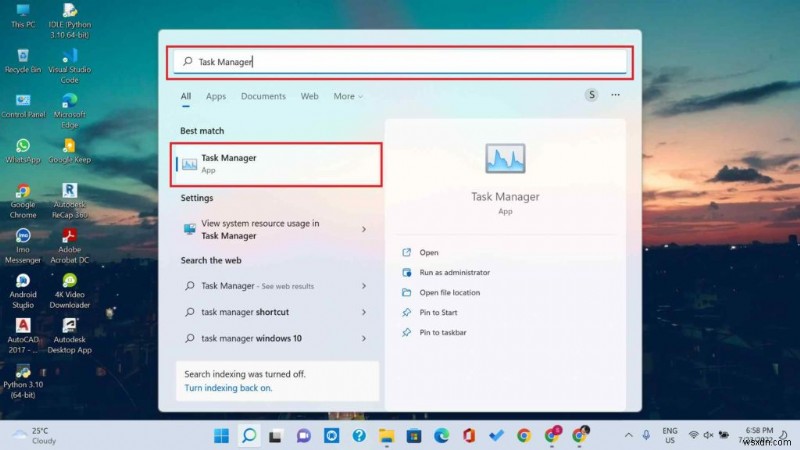 How to Change the Task Manager Default Start Page on Windows 11