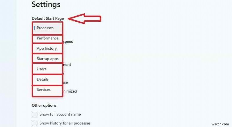 How to Change the Task Manager Default Start Page on Windows 11