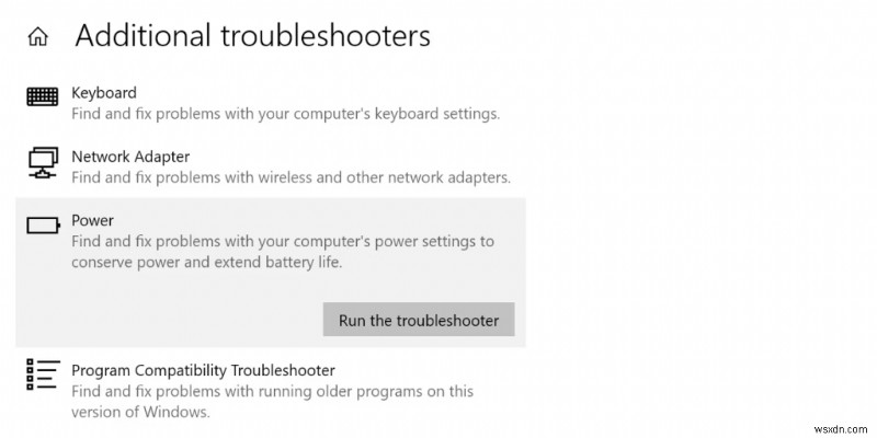 How To Fix “There Are Currently No Power Options Available” Error