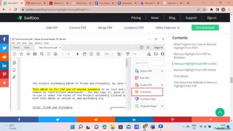 How to Remove Highlights from PDF | Online & Offline Ways
