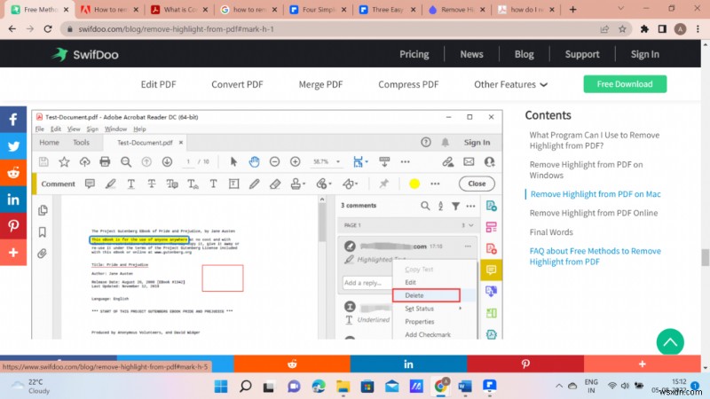 How to Remove Highlights from PDF | Online & Offline Ways
