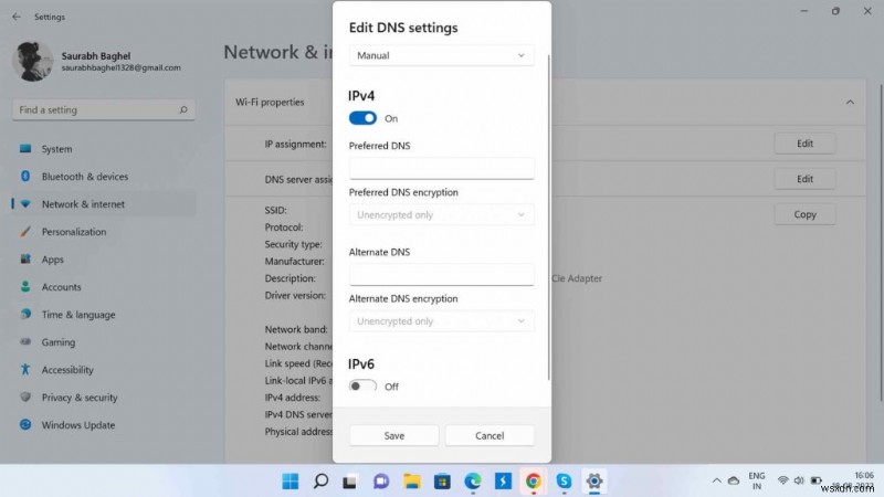 How To Change DNS Server in Windows 11