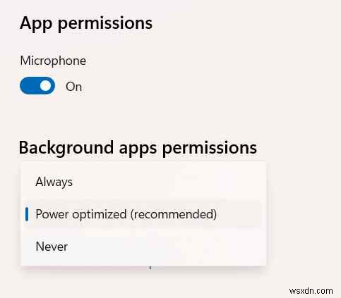 How to Fix Missing Background App Options on Windows 11 PC
