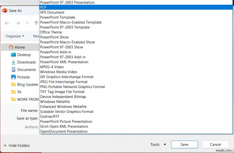 How to Convert PowerPoint to PDF on Windows 11, 10, 8, 7 (4 Ways)