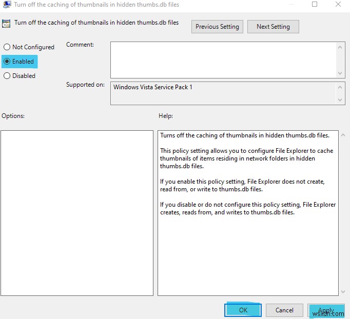 How To Prevent From Creating The Thumbs.db Cache Files?