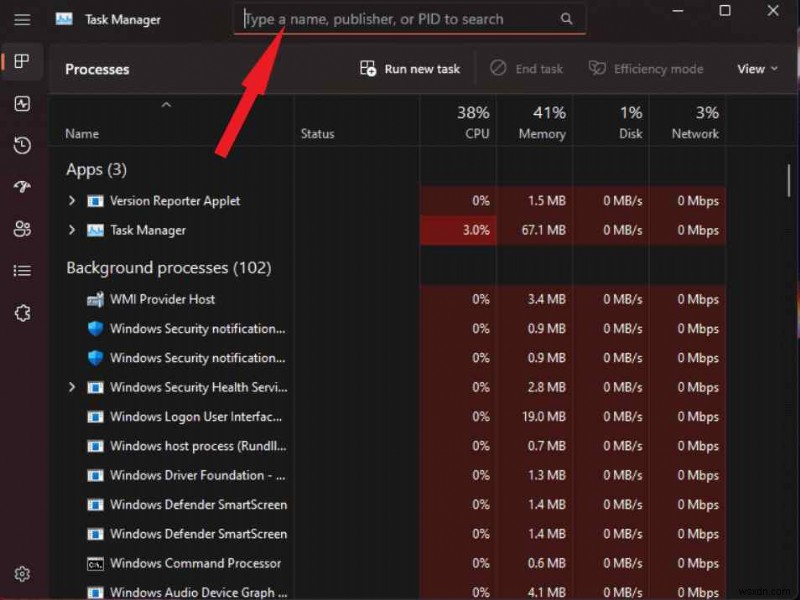 Windows 11’s Task Manager is soon going to get a Search Bar feature