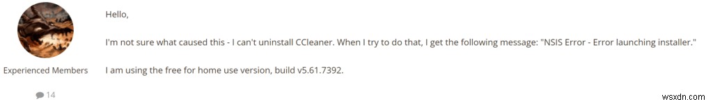 CCleaner Won’t Uninstall On Windows 11/10/8